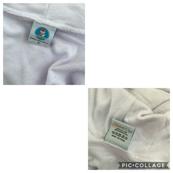 Foxhole NWOT White Hoodie Women Size S - Picture 8 of 8